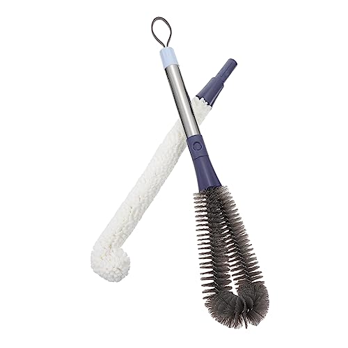 FRCOLOR 1Set Soft Bristle Cup Brush Long Handle for Bottles Cups Kitchen Use Space Saving Design with Hanging Cleaning