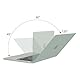 MOSISO Hülle Kompatibel mit MacBook Air 13 Zoll M4 M3 M2 2025 2024-2022 A3240 A3113 A2681,Hartschale Schutzhülle Case für MacBook Air 13,6 Zoll&Tastaturabdeckung&Bildschirmschutz,Antikes Grün