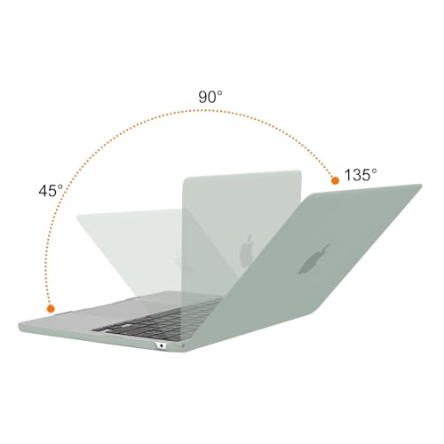 Image of MOSISO Compatible with MacBook Air 13 inch Case M5 2026 M4 2025 M3 M2 2024-2022 A3449 A3240 A3113 A2681, Hard Shell&Keyboard Cover&Screen Film&Type C for MacBook Air 13.6 inch Case, Antique Green