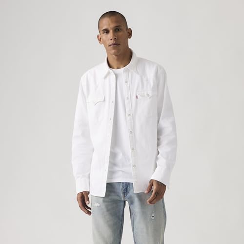 Image of Levi's Men's Solid Slim Fit Denim Shirt