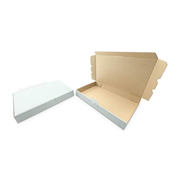 MB-5, 300 maxi-brievendozen, vouwdoos, maxibrief, 350 x 250 x 50 mm, wit, 300 stuks