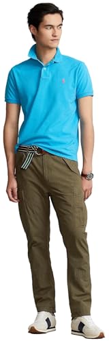 Image of POLO RALPH LAUREN Men's Custom Slim Fit Iconic Mesh Polo