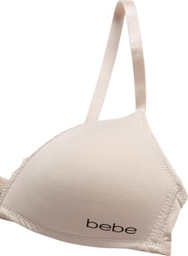 bebe Girls Training Bra - 3 Pack Training Bras Seamless Wireless Adjustable Straps Girls Padded Bras Kids Teens (30A-34A)3