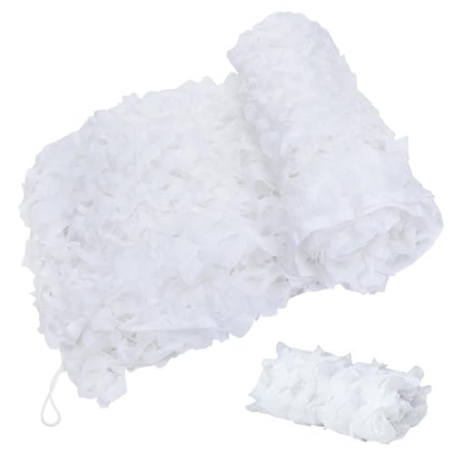 Filet de camouflage militaire blanc ombrage thermique