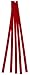 High Density Polyethylene (HDPE) Plastic Welding Rod, 3/8" x 1/16", 5 ft, Red