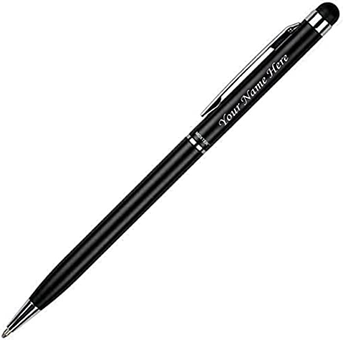 Image of Personalized Ball Pen Black | Name Engraved Metal Ballpoint Pen | Stylish Designer Pen | Customized Pen with Glossy Finish | Premium Gift Pen for Office, Employees & Corporate Use
