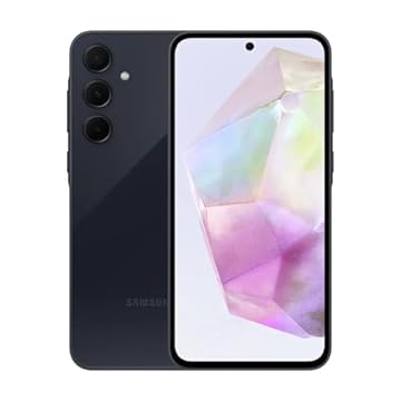 Smartphone Samsung Galaxy A35 5G (128GB/ 6GB/ Cam Tripla até 50MP/ Selfie 13MP/ Tela SuperAMOLED 6.6 120Hz) Azul Escuro