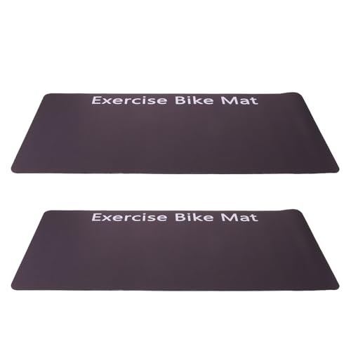 Exercise Equipment 2pcs Shock Absorbing Mat for Treadmill and Bike miniatura 1