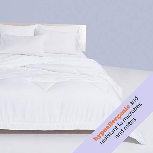 Buffy Cloud Comforter - Lyocell Fabric, Down-Alternative Fill, Extra Fluffy Quilted Duvet Insert with Corner Tabs (King/Calking)
