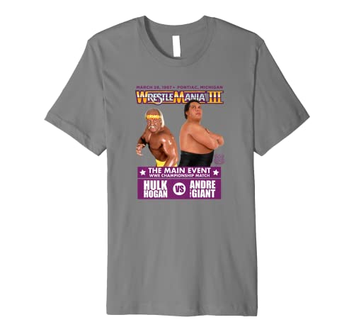 WWE Hulk Hogan vs Andre the Giant Premium T-Shirt