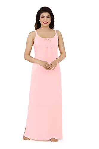 Image of AZO-Free Cotton Hosiery Camisole Nighty - Free Size-2XL