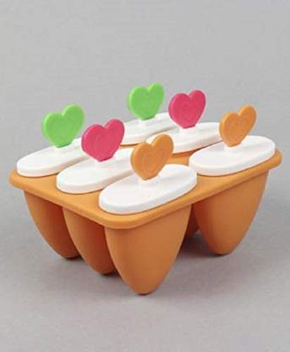Image of Premium Popsicle & Kulfi Maker Mould Set (Pack of 2, 12 Slots) - BPA-Free Food Grade Ice Cream Candy Maker - Drip-Free Design for Kids & Home Kitchen - Reusable Frozen Yogurt & Juice Mold - Multicolor