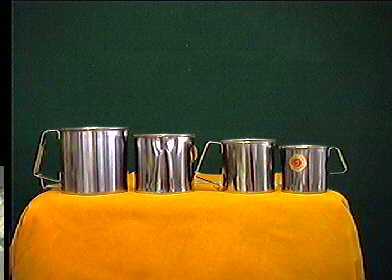 Astesani 6009 Set of 6 Pignatti Simplex Stainless Steel 9 cm Pots and Kitchen Preparation