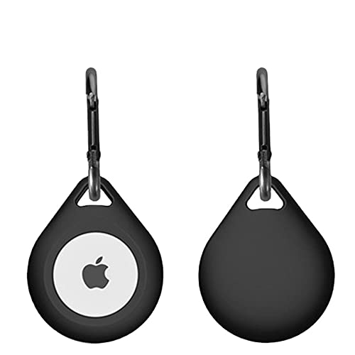 Zch 2021 New For Airtag Protective Leather Case, Anti-Lost Key Fob For Airtags, Compatible With Airtags Case, White #TOP4