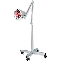 Lamparas Infrarrojos Amazon Sanqiao 275W Lámpara Flexible Infrarroja para Termoterapia en Pie con Ruedas, Alivio para Dolores Musculares