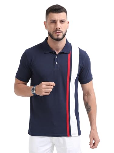 Image of fanideaz Branded Mens Half Sleeve Cotton Striped Polo T-Shirt for Mens || Polo Tshirt for Men || Branded Tshirt for Men