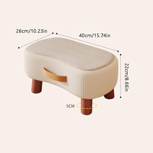 Banco para zapatos y taburete de salón elegante 4