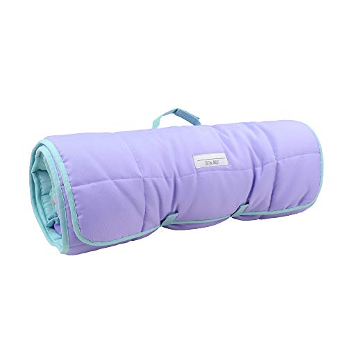 Nap Mat for Toddlers at Preschool Kinder Daycare – Portable Unicorn Sleeping Bag Mats w Blanket + Pillow for Boys or Girls