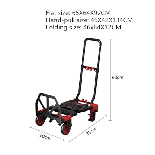Carretilla plegable multipropósito para transporte miniatura 2