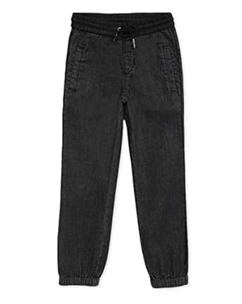 Cherry Crumble California Kids Boys Ankle Length Regular Fit Solid Jogger Trouser Jeans