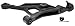 ACDelco 46D3125A Advantage Front Driver Side Lower Suspension Control Arm with Ball Joint