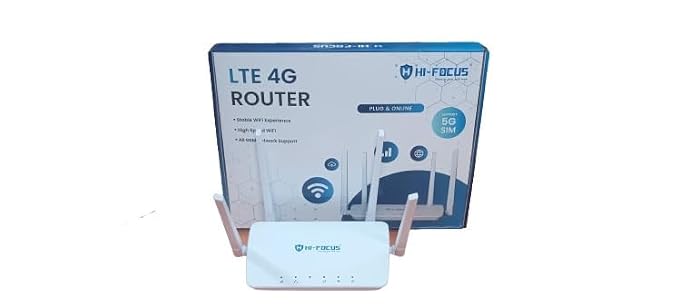 HI-Focus HF-R1104T-4G WiFi Router 4 Antenna 300 Mbps 4G Router