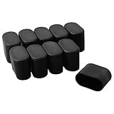 Photo Gallery honseadek set di 10 coperture ovali in gomma per gambe di sedie, per mobili, tavoli, pavimenti, in pvc per evitare graffi su legno duro, vinile, pavimenti in piastrelle (nero, 15 x 30 mm) Photo Gallery honseadek set di 10 coperture ovali in gomma per gambe di sedie, per mobili, tavoli, pavimenti, in pvc per evitare graffi su legno duro, vinile, pavimenti in piastrelle (nero, 15 x 30 mm)