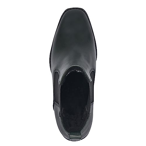 MARCO TOZZI Damen Chelsea Boots aus Kunstleder mit Absatz, Grün (Forest), 39