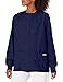 Cherokee Women's Snap Front Warm Up Jacket, Navy, Small