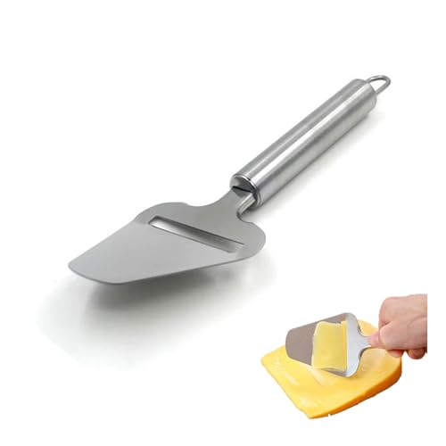 ZXfad 1pcs Cortador de Queso, 21,5 cm, Cuchillo Para Queso, Cortador Queso, Acero Inoxidable, Adecuado para Quesos de Masa Madre
