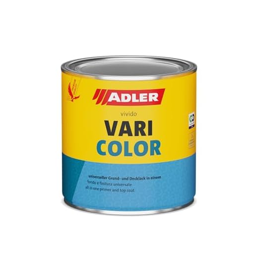 ADLER Varicolor 2in1 Acryl Buntlack für Innen und Außen - 375 ml RAL7016 Anthrazitgrau Grau - Wetterfester Lack und Grundierung - matt