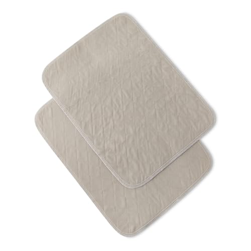 Amazon Basics - Almohadillas lavables para cachorros, paquete de 2