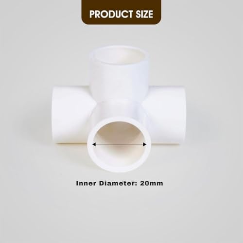 Image of HPF UPVC 4 Way ELBOW 3 /4 inch Inch HEAVY FITTINGS (4 WAY ELBOW -3 /4 inch INCH, 5)