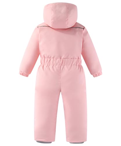 Image of Hiheart Boys Girls One Piece Snowsuit Waterproof Ski Snowboard Coverall