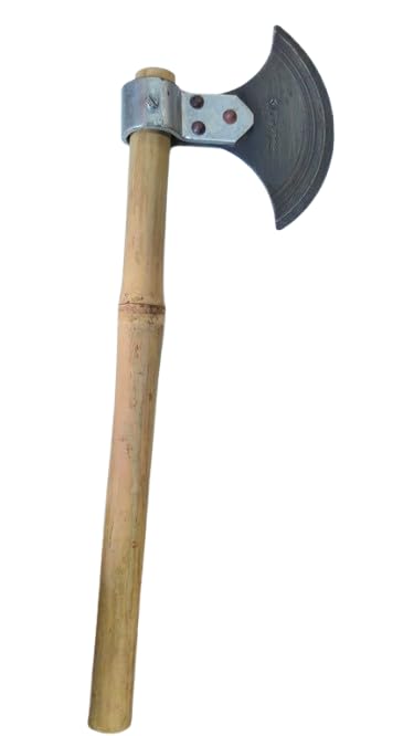FTE Handmade Axe with Wooden Handle Sharp Kulhadi for Tree Cutting Gardening and Agricultural Tool Made with High Carbon Steel - Image 2 thumbnail