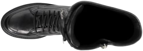 HARLEY-DAVIDSON FOOTWEAR Women's Dalwood 12" Lace Motorcycle Boot, Black, 9 | Image 3