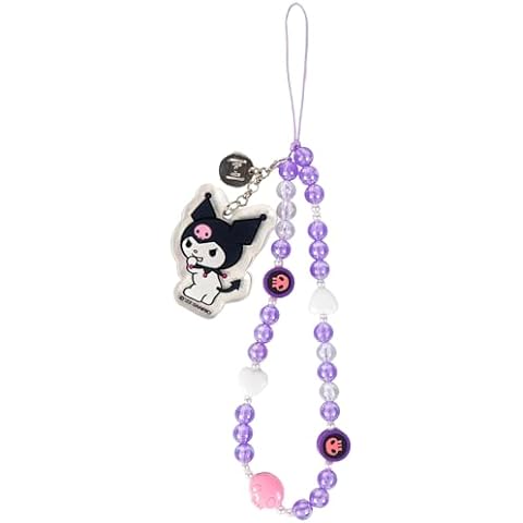 iFace Hello Kitty and Friends Beaded Wristlet Universal Charm Strap - Kuromi Cover