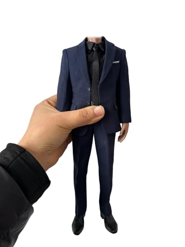 1/6 Ratio of Men's Clothing，1/6 Scale Male Figure Sport Suit，Scale Male Clothes ，Deep Blue Suit Set