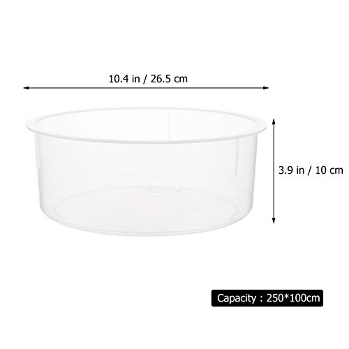 UKCOCO Copos de PlÃ¡stico Grande Capacidade de QuÃ­mica Transparente Recipiente de LÃ­quido de Labor