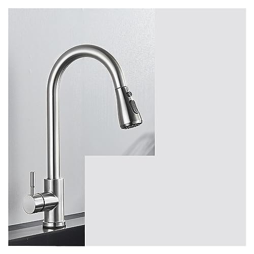 Mélangeur cuisine chaud froid pulvérisateur extractible pour évier noir B