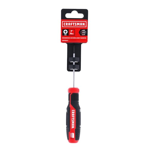 Image of CRAFTSMAN Screwdriver PH0 x 3 in. Precision Phillips Head, Comfort Grip, Magnetic Tip (CMHT65147)