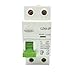 2P ELCB 230VAC 2P25A 40A 100A 10 30mA RCCB Residual Current Circuit Breaker Operation Protection Device Electrical Tools(B Class EM Type,2P25A30MA)