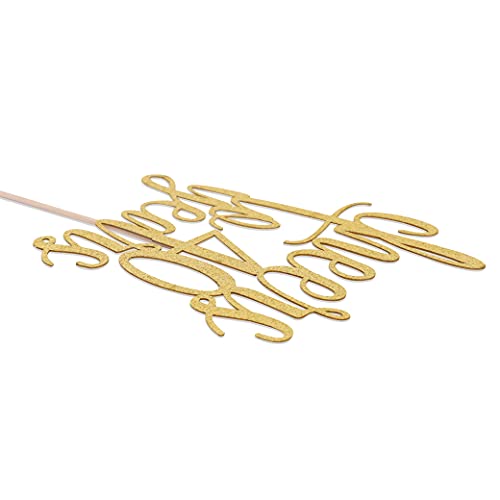 Cheers To 40 Years Cake Topper - 40Th Birthday Cake Topper，40 Cake Topper Birthday/Anniversary Party Decorations，Cake Decoration 40Th Cake Topper #TOP7