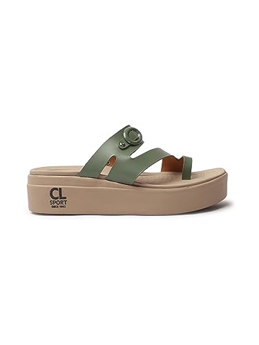 Image of Carlton London women's Adjustable Flatform Toe-Loop Sandals