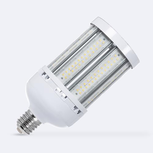 LEDKIA LIGHTING - Bombilla LED E40 80W | Alumbrado Público IP65 | 10400 Lúmenes | Eficiencia Energética y Durabilidad | Resistente a Climas Adversos, Blanco Cálido 2700K