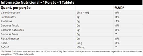Coenzima Q10 Coq10 100 mg Performance Nutrition 60 Tab Kit 6 Und