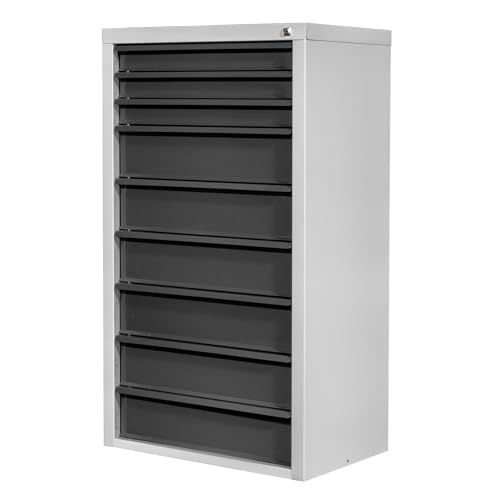 ADB Schubladenschrank MAMMUT, Werkzeugschrank, Metallschrank, stabil & abschließbar, vollausziehbar für Werkstatt, Garage, Büro, Haushalt