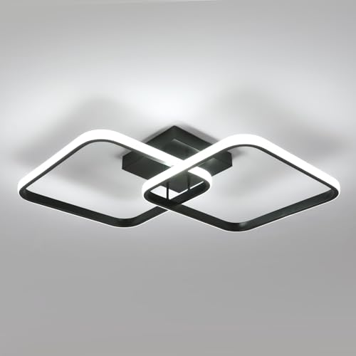Risparmio energetico: La plafoniera moderna adotta la tecnologia LED avanzata, la potenza di 42W produce una luminosità di 4725 LM, riducendo in modo significativo il consumo energetico e fornendo una luce più luminosa e uniforme rispetto alle lampade tradizionali