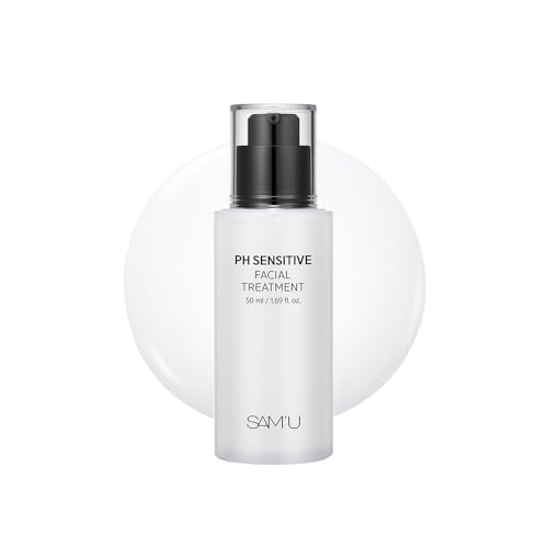 SAM'U pH Sensitive Facial Treatment – Nourishing, Hydrating Facial Treatment with Ceramides – Korean Skin Care Treatment Face Serum – 1.69 Fl Oz
