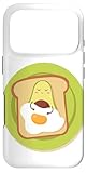 Carcasa para iPhone 17 Pro Tostada de Aguacate Huevo Lindo sándwich sueño Divertido abrazar Kawaii
